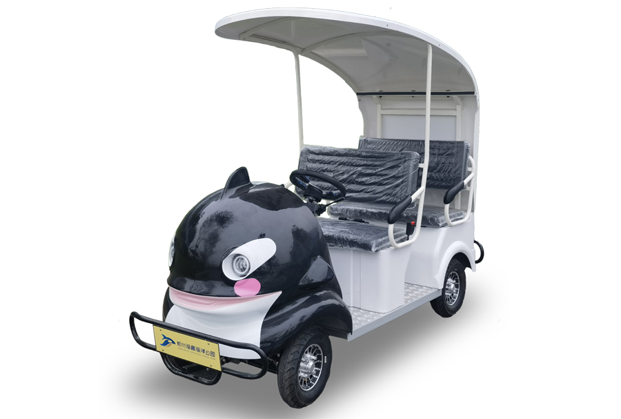 企鹅扫码共享观光车4座